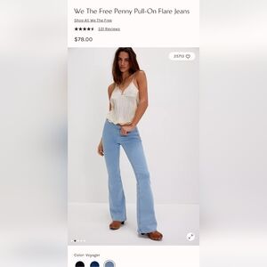 NEW Size 30 Free People Penny Flare Jeans